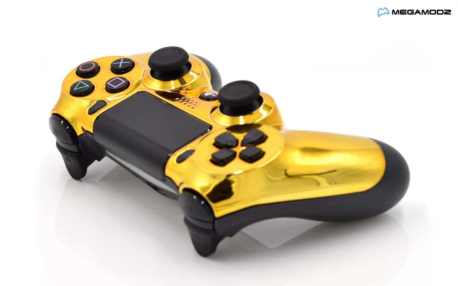 Modded Ps4 Rapid Fire Controller Chrome Gold Megamodz Com