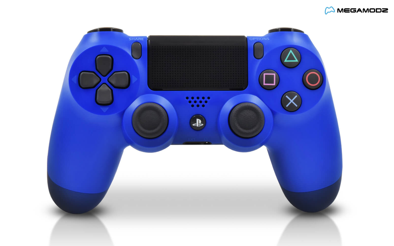 custom blue ps4 controller
