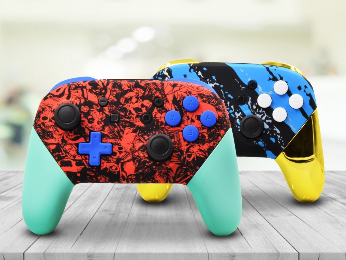Manette Switch Pro custom Wood - Switch Personnalisée