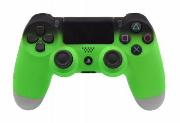 PS4 Modded Controller - Green Volcano