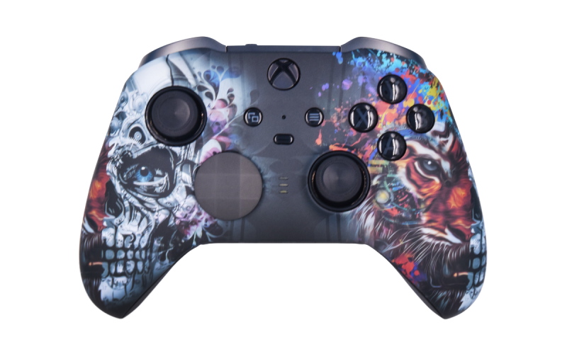 Custom Tiger Skull Xbox Elite 2 Controller