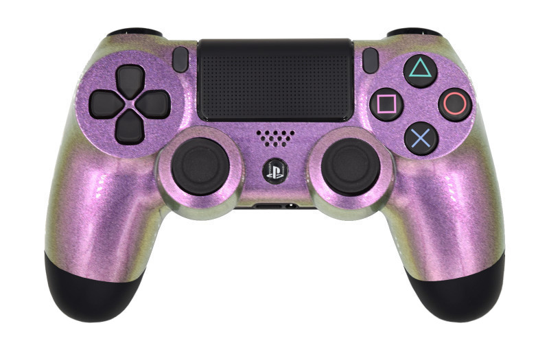Controlador Modificado Personalizado Camaleón Rosa para PS4 Pro
