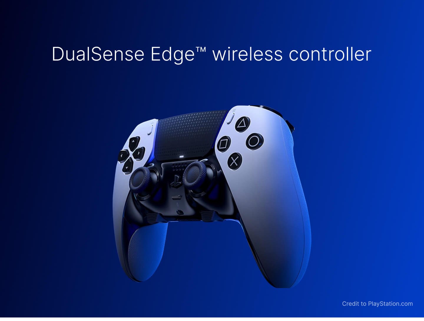 Multi-textured grip for DualSense controller, Blue - Nacon