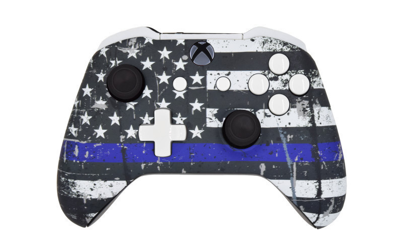 Xbox One S Independence Flag Custom Modded Controller