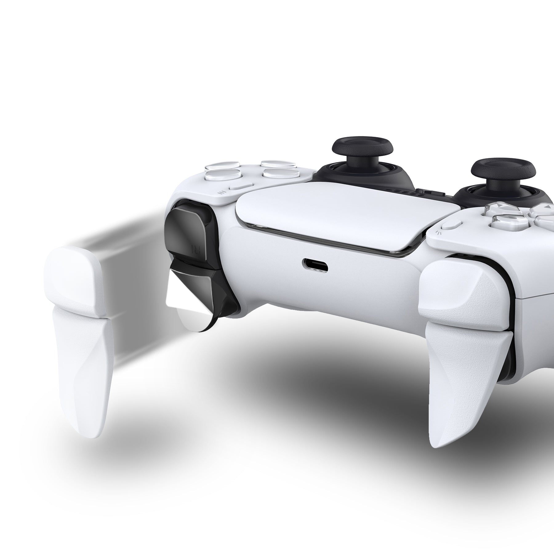 PlayVital PS5 Controller Trigger Extenders - Solid White