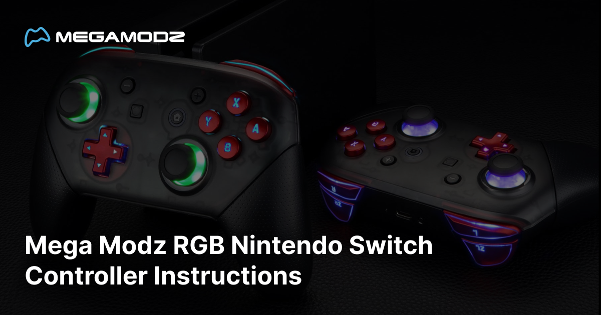 Mega Modz RGB Nintendo Switch Controller | Megamodz.com