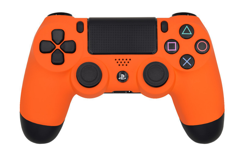 PS4 Pro Matte Orange Custom Modded Controller Customer Reviews ...