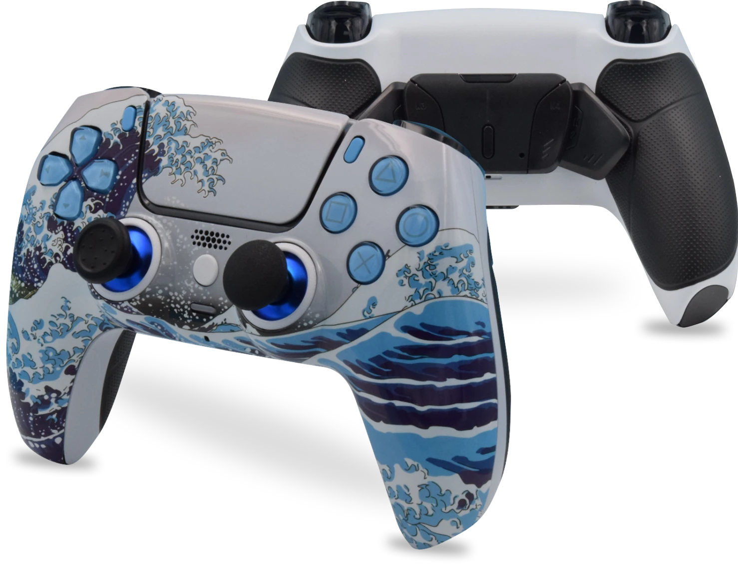 thumbnail image 2 of Pro Modded Controller For Fortnite – Silent Modz Rapid Fire Remap Paddles For PS5 2 of 6